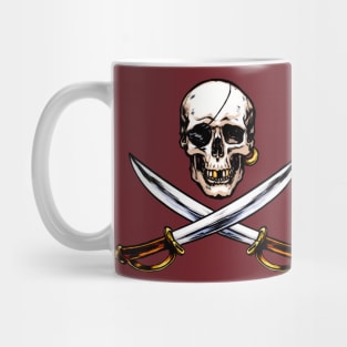 Skull and Cross Swords Mug